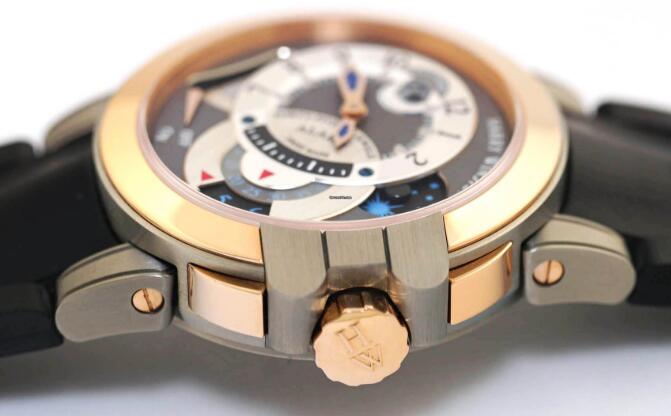 Harry Winston Ocean Excenter Alarm 400/MMAC44RZC.K Replica Watch